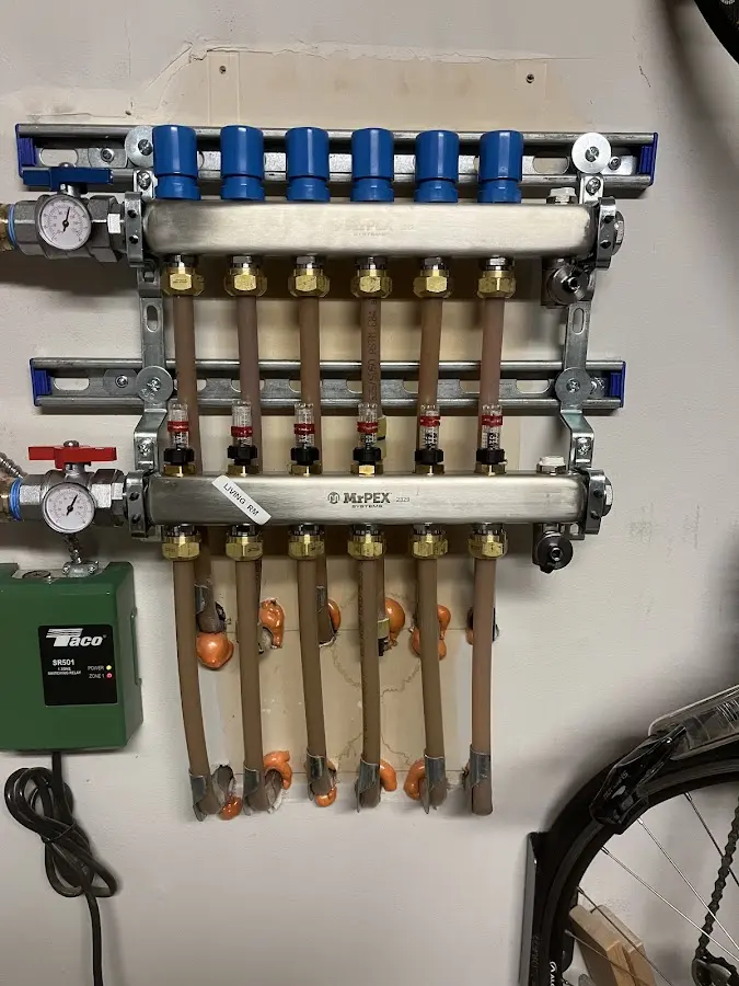 Plumber performing Leak Detection at a residential property in Norwalk